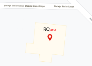 Lokalizacja RCpro na mapie